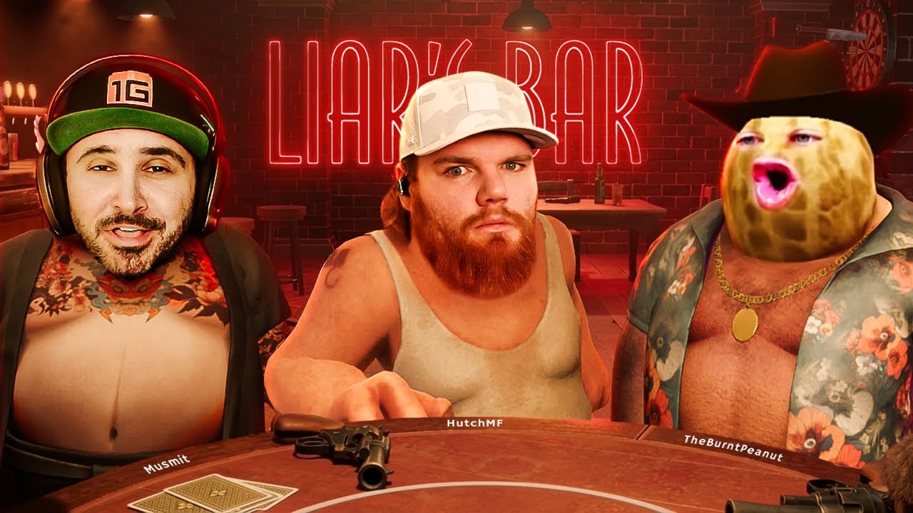 Hutch Plays Liar's Bar with Burnt Peanut, Summit1G & Drac and CAN'T STOP LAUGHING!