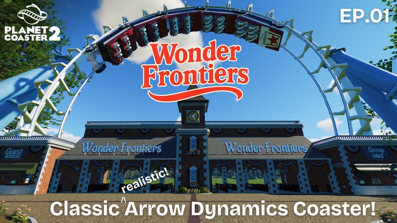Starting a Realistic Park in Planet Coaster 2 - Wonder Frontiers EP. 01