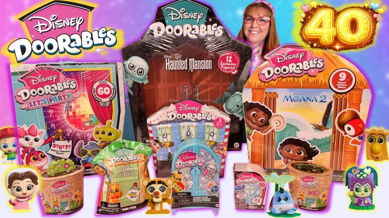 💜 Масштабная распаковка! 40 фигурок Disney Doorables! В поисках ультраредких фигурок!