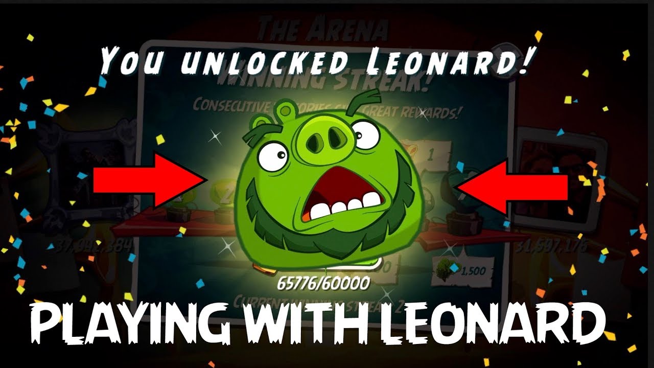 Angry Birds 2 | First Time Playing With Leonard!!! NEW PIG GAMEPLAY !!