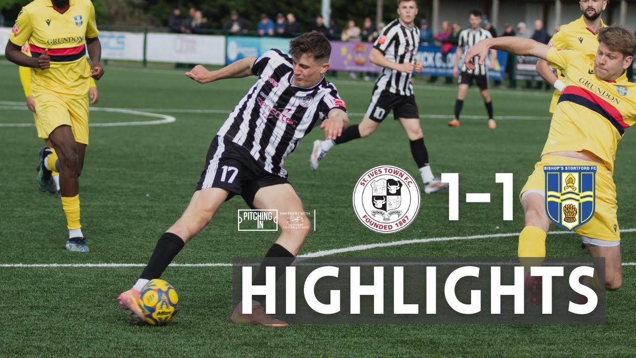 Ives HELD by 10 man Stortford ✋ | St Ives 1-1 Bishop's Stortford | Match Highlights