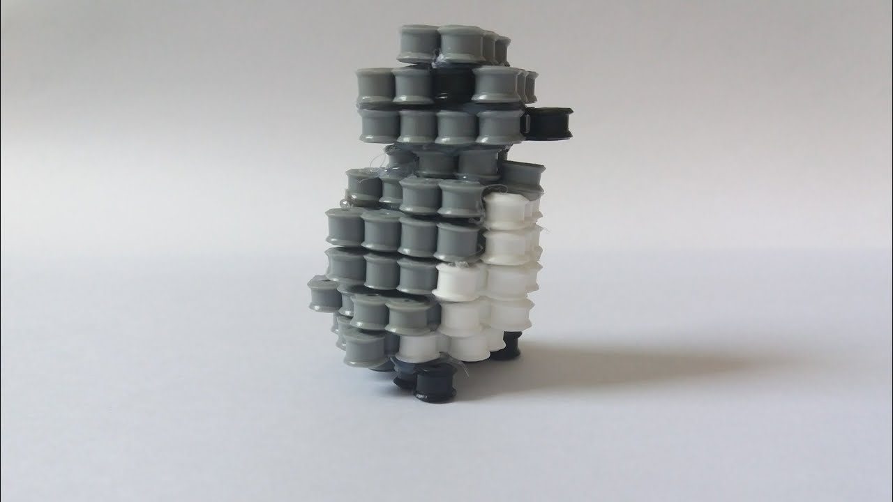 Penguin | Perler Beads 3D