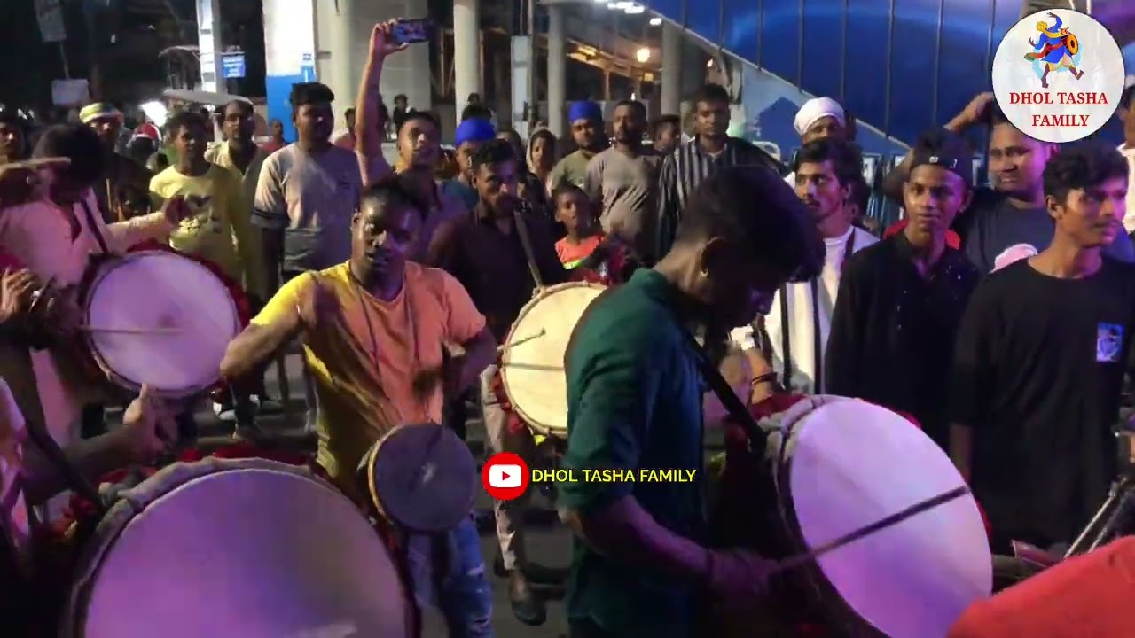 Sheebaji danka  🆚 New bharat dhol tasha (alambazar muharram 2K24)🔥#fire_performance #competition