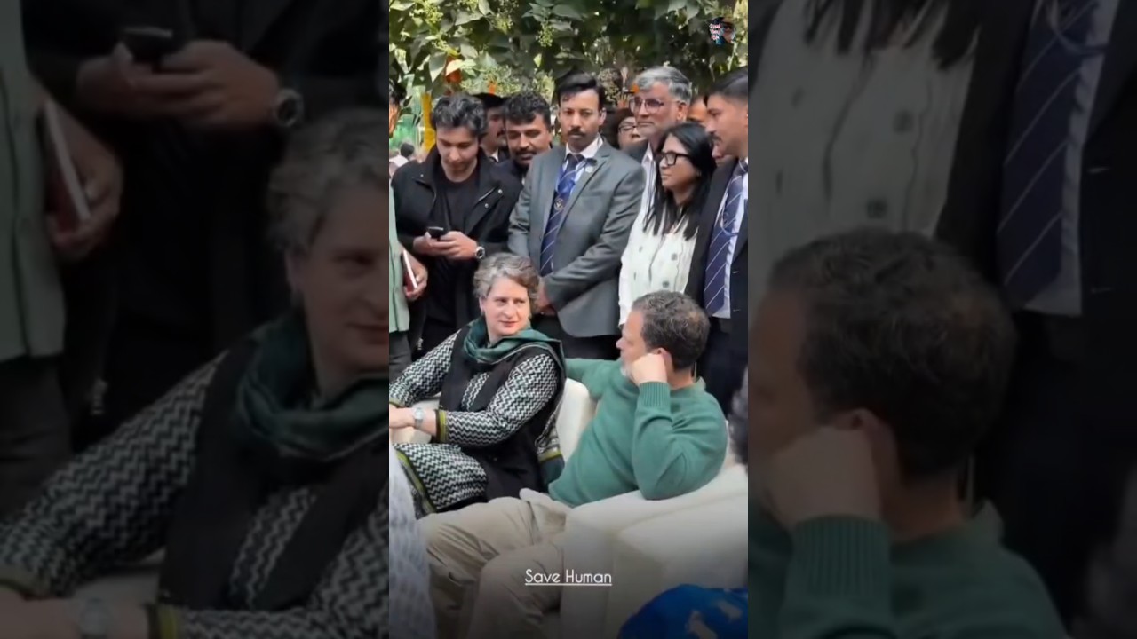 ❤️Rahul Gandhi & Priyanka Ji 🙂🫡👌#rahulgandhi #priyankagandhi #raga #congressparty #today #viralshort