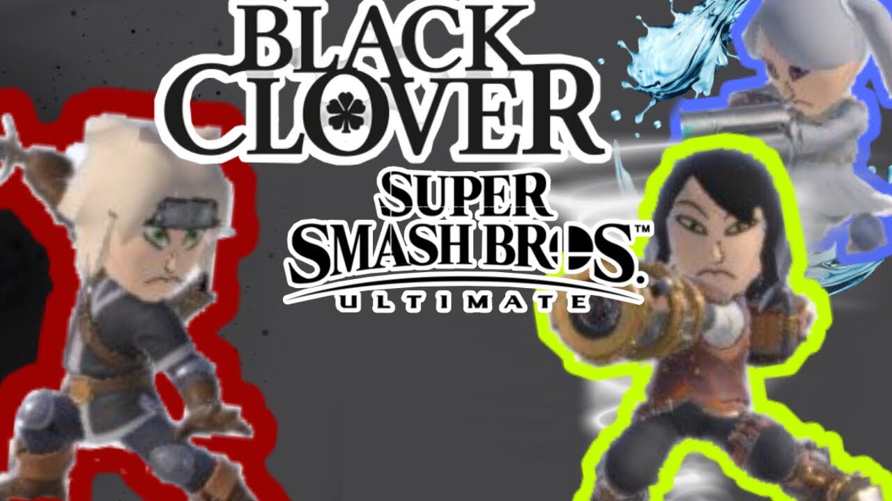 How To Make Black Clover Mii Fighters In Super Smash Bros Ultimate!