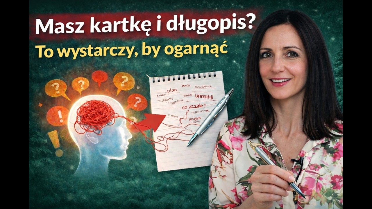 Kartka i długopis zamiast terapeuty 5 technik, które naprawdę działają