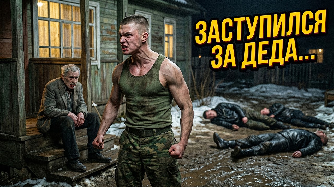 Бандиты наехали на старика, не зная, что его внук служит в СПЕЦНАЗЕ...