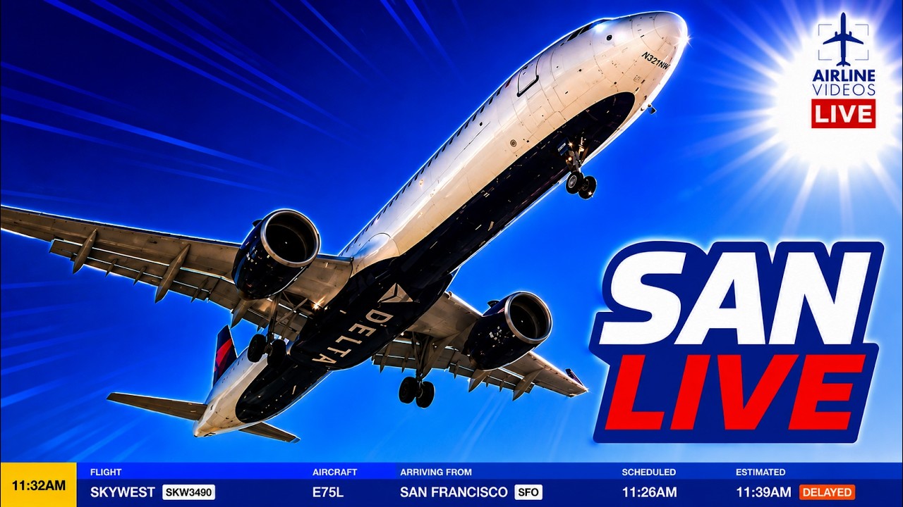 🔴LIVE SAN DIEGO (SAN) AIRPORT ACTION! (February 3rd, 2026)