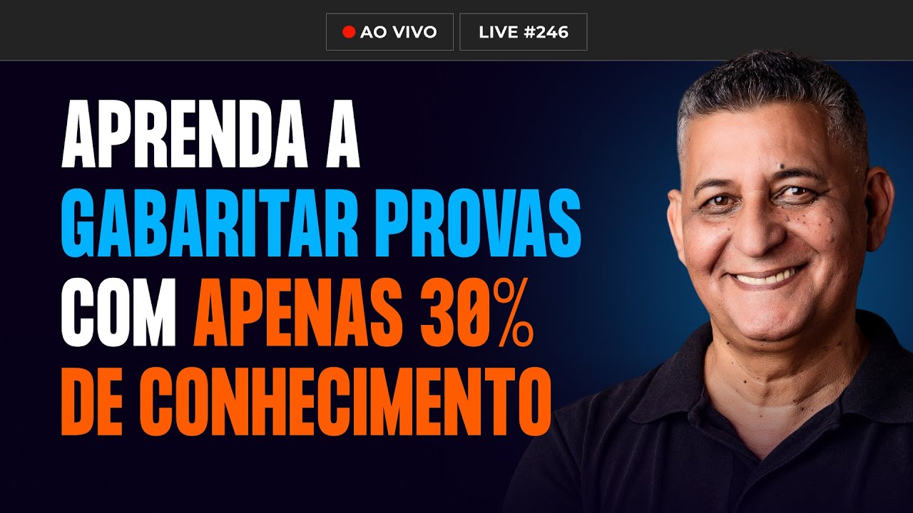 APRENDA A GABARITAR PROVAS COM APENAS 30% DE CONHECIMENTO I Técnica do Gabarito
