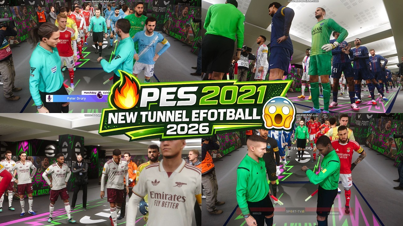 🔥 PES 2021 NEW TUNNEL EFOOTBALL 2026 😱