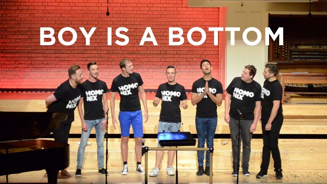 Homonix 'Boy is a bottom'  Acapella