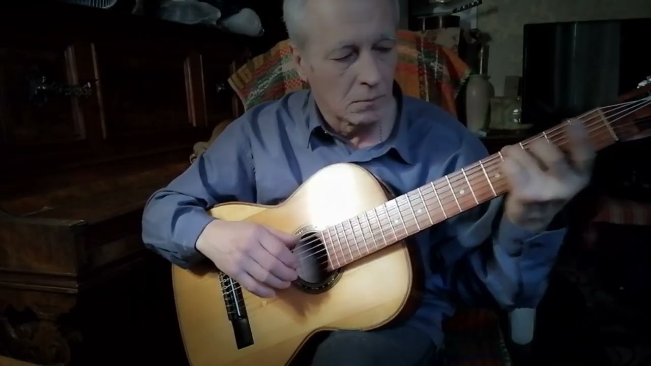 Фабричная семиструнка с потрясающим звуком. Проба