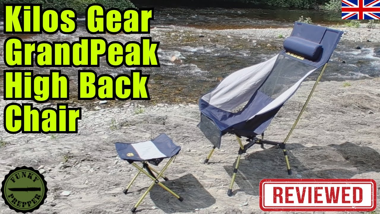 The Strongest Lightest camping chair available - Kilos Gear GrandPeak™