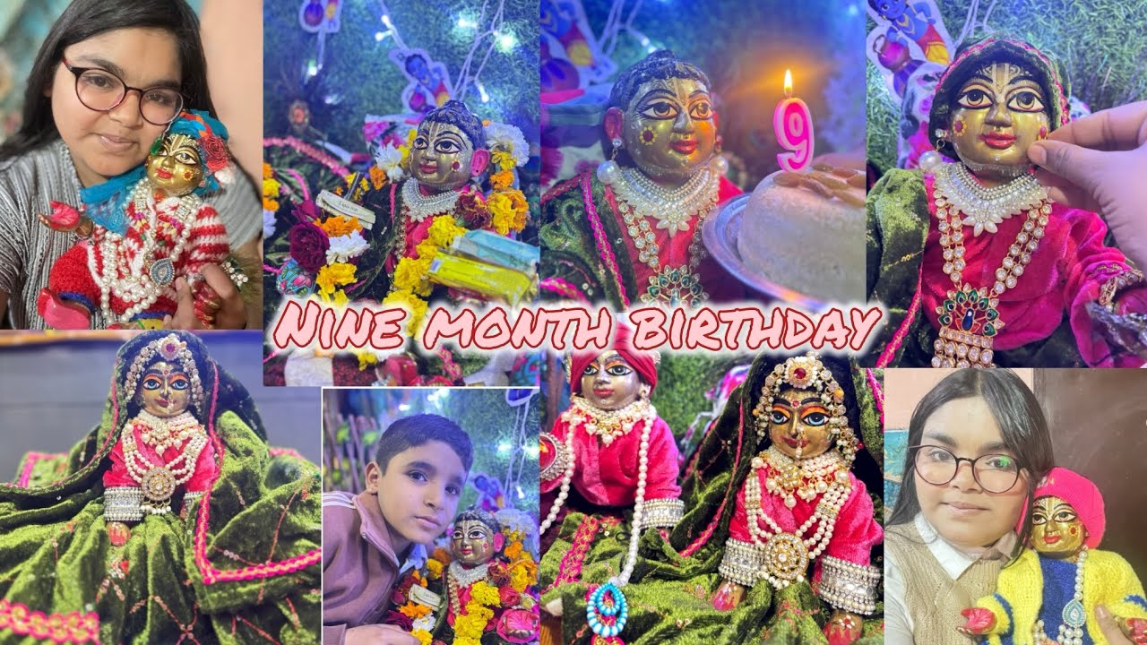Nandlala 9 birthday 🥳 || Madhav Radhika Nandlal 