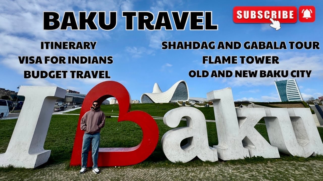 Baku, Azerbaijan on a Budget! ₹50,000 from India | Visa, Itinerary & Top Attractions #travel #baku