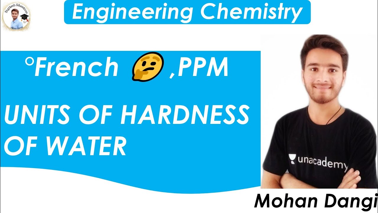 Units of Hardness of water | Hardness of water | Engineering chemistry | Mohan Dangi