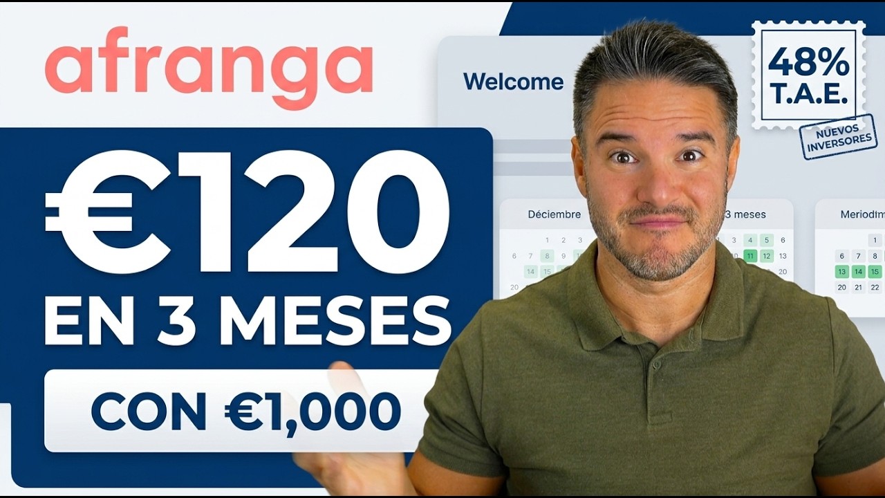 &iexcl;Afranga rompe el mercado! 😱 120&euro; en 3 meses con 1.000&euro; (la promo M&Aacute;S BRUTA)  [Necesitas Esto]🤯