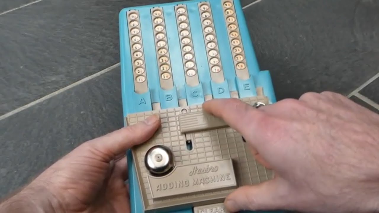 The Hasbro Adding Machine