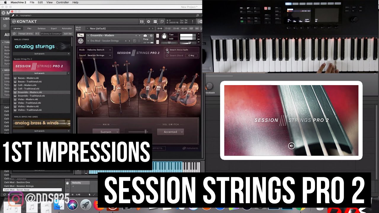 Session Strings Pro 2! Native Instruments' New Kontakt Library. First Impressions