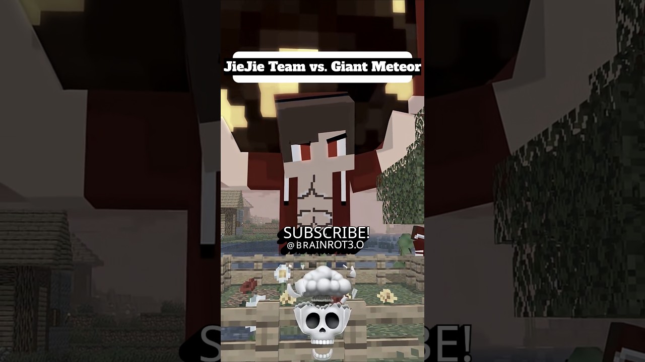 Jie Jie⛏️ vs Big meteor ☄️| 