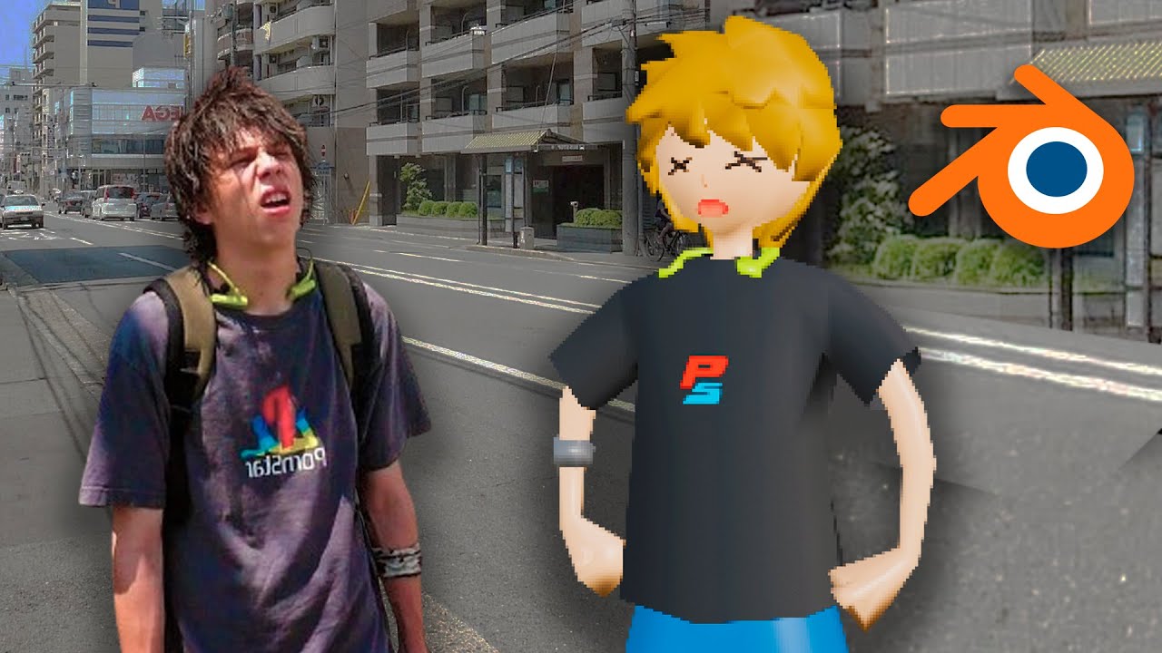 Como Hacer un personaje Retro en Blender! (FACIL)