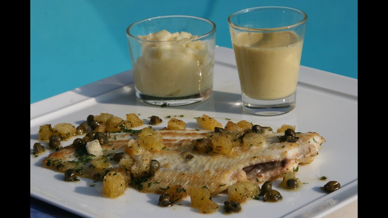 Recette de la Sole au beurre de câpres...
