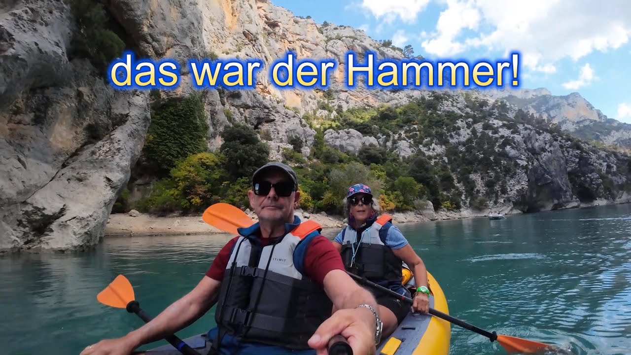 Die Verdun-Schlucht mit dem Kajak
