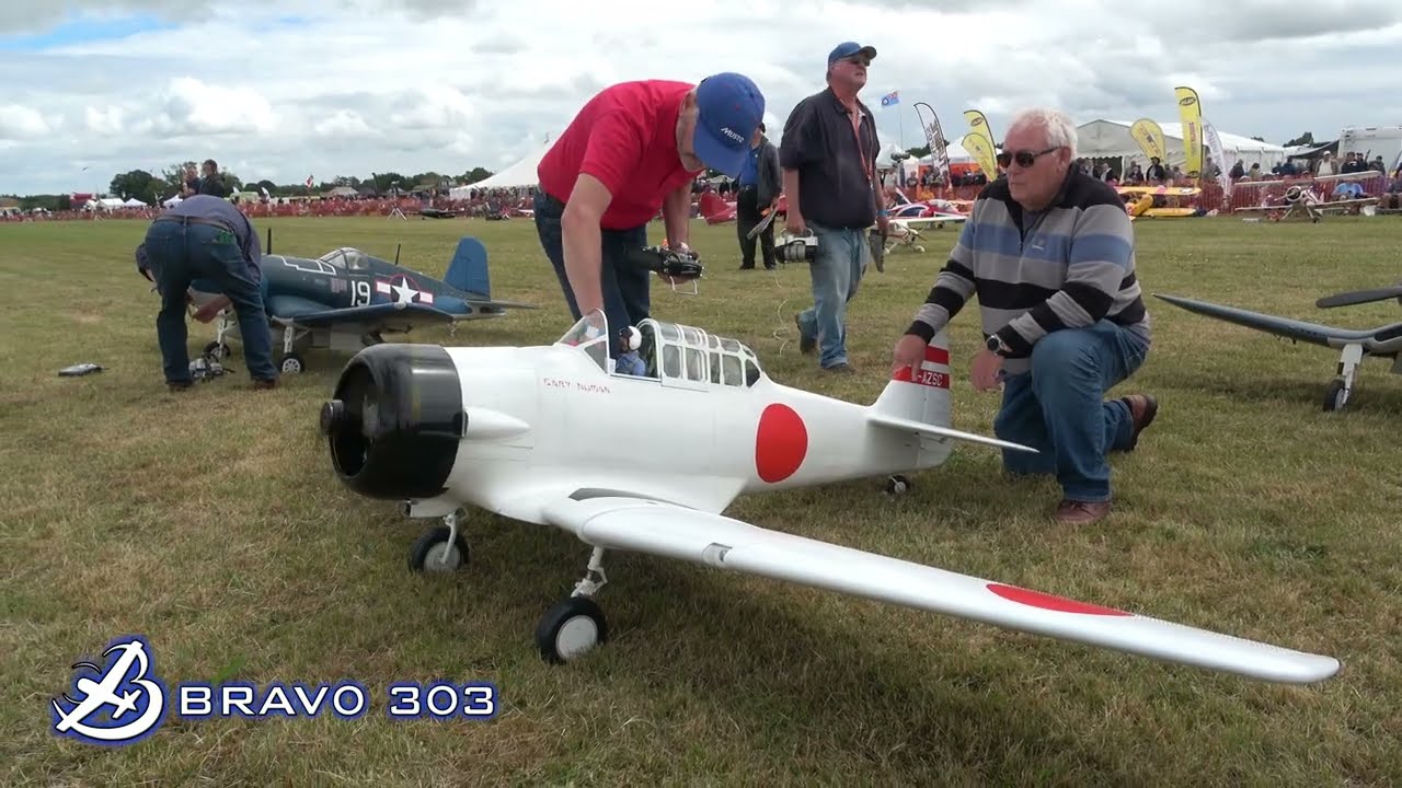 Radial Warbirds MOKI Large Scale Rc plane - LMA RAF Cosford Airshow 2022