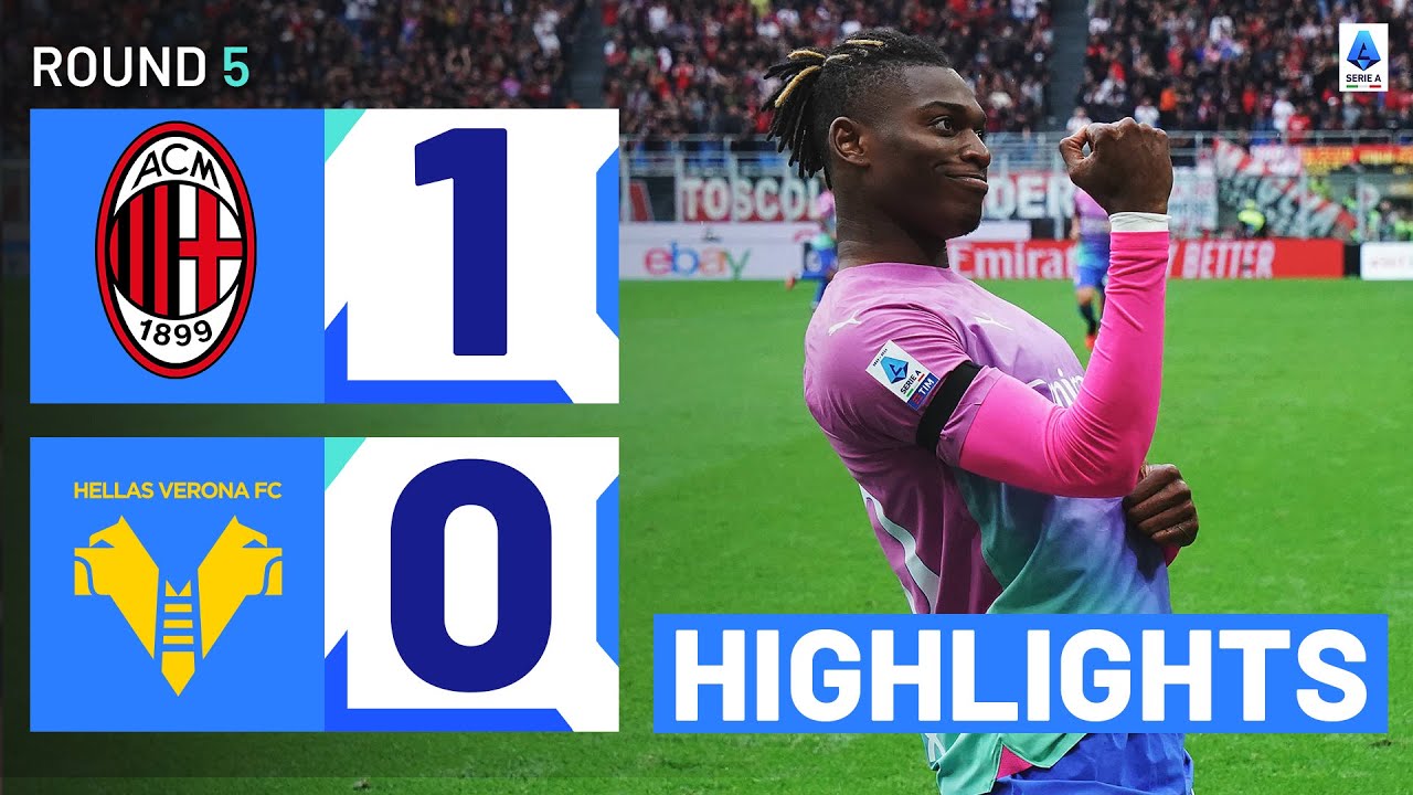 Milan-Verona 1-0 | Leao seals Milan's win: Goal & Highlights | Serie A 2023/24