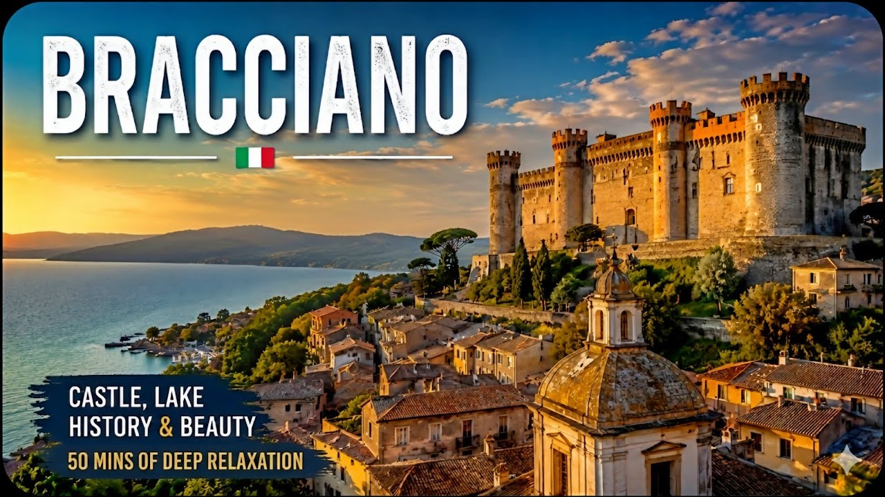 Discover Bracciano in 4K – A Charming Medieval Town in Italy.