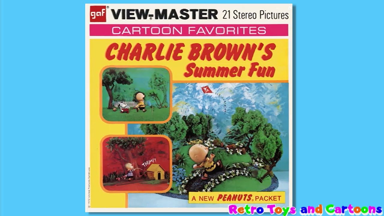 Charlie Brown's Summer Fun | View-Master 1972 | Retro Toys and Cartoons