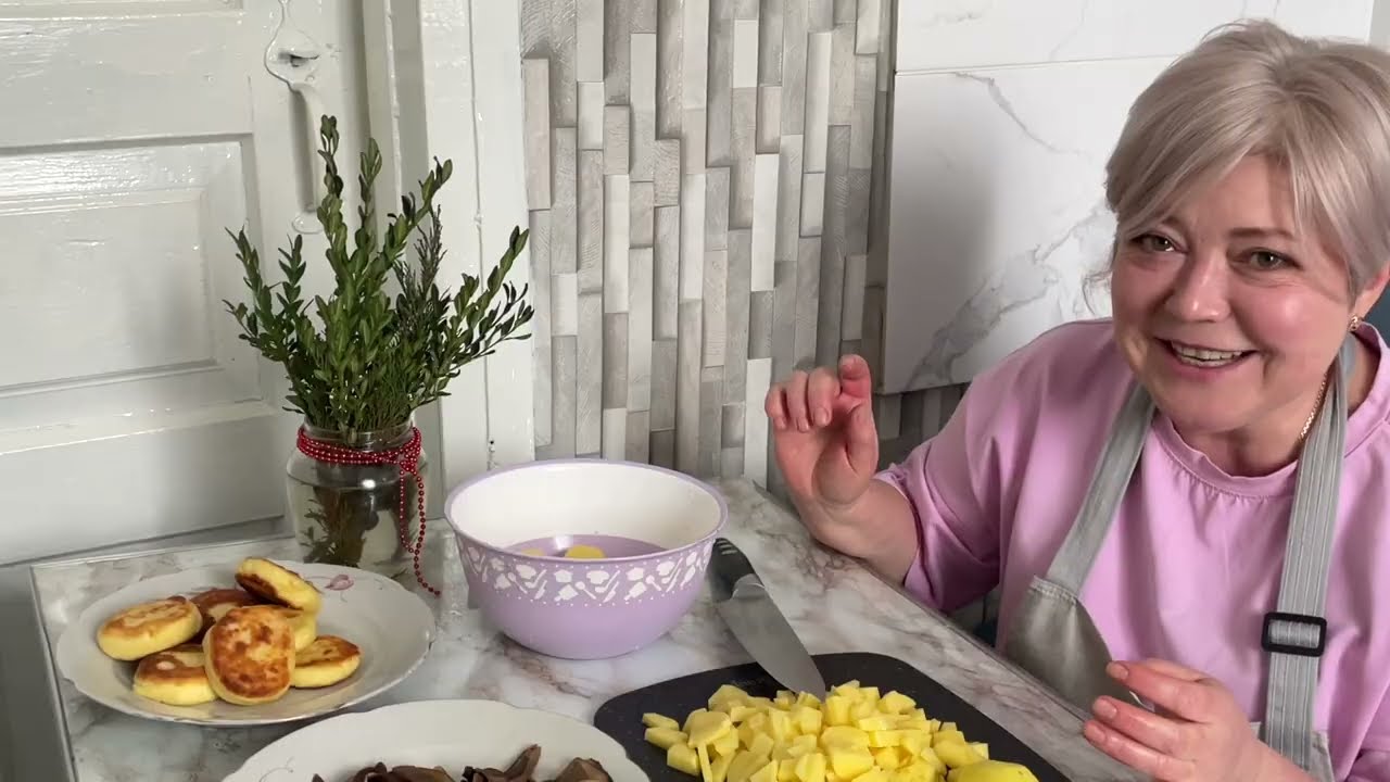 Сырники,запеченная рыба,суп с белыми грибами! Как Папа грибы сушил,приятные воспоминания из прошлого