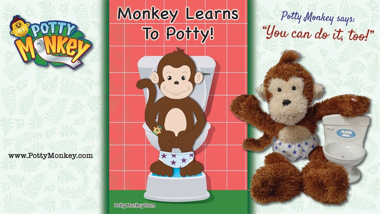 Monkey Learns To Potty! Book Reading