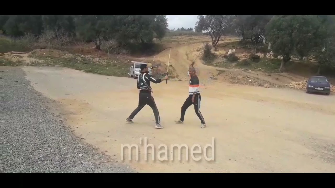 الشيخ عبد القادر الخرفي رياضة العصا القتالية بلدية سيدي راشد