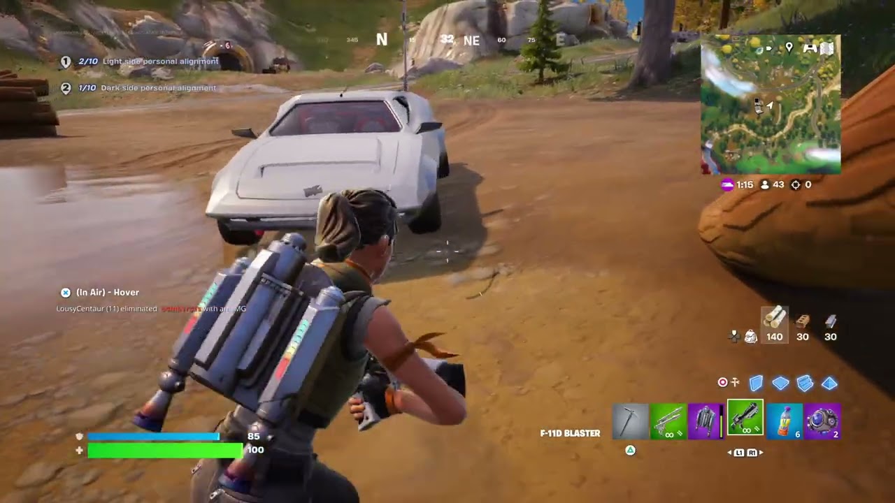 fortnite how to get better - What's REALLY Happening When You Sky DIVE in Fortnite?