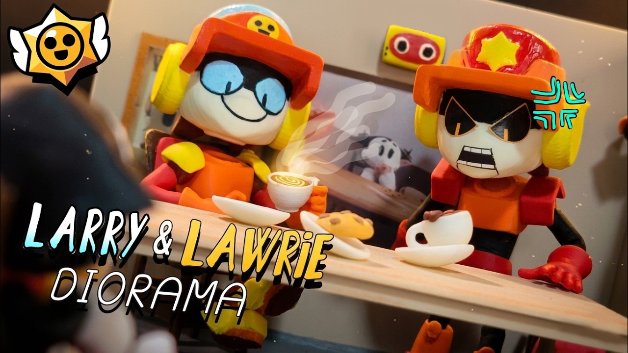 Making LARRY and LAWRIE DIORAMA! Brawl Stars ⭐