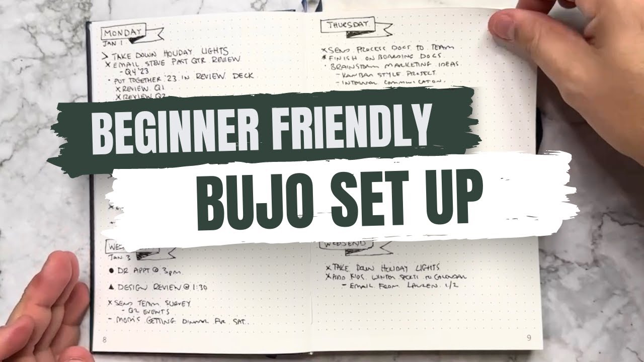 How to setup and use a Bullet Journal ✅ Real World Examples | Tiefossi Stationery