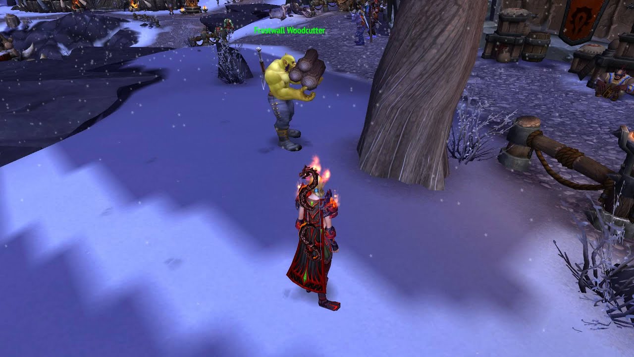 World Of Warcraft - Squatting, Tree lovin' Peon