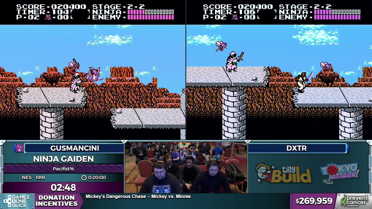 Ninja Gaiden by gusmancini and dxtr in 17:31 - AGDQ 2017 - Part 40