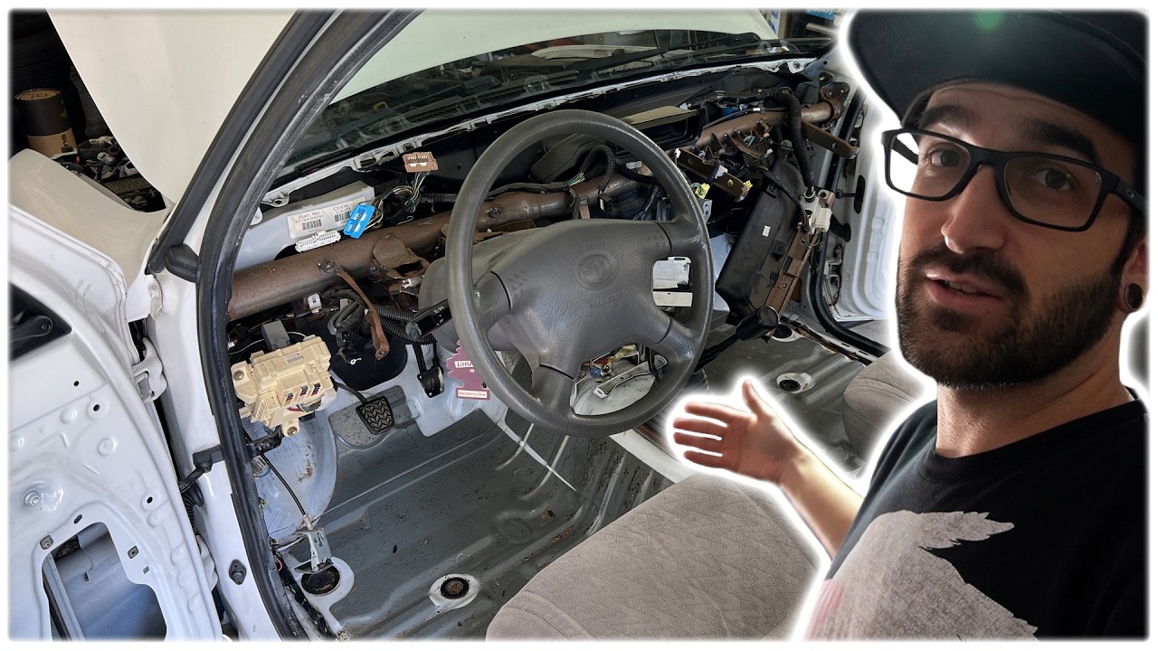Removing The Dashboard From A 1st Gen Tacoma | Toyota Tacoma Interior Restoration