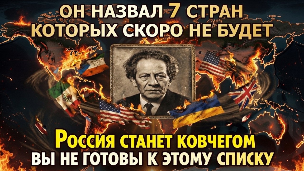 7 стран начинают рушиться. Мессинг назвал их ещё в 1973-м — архив молчал до марта 2026