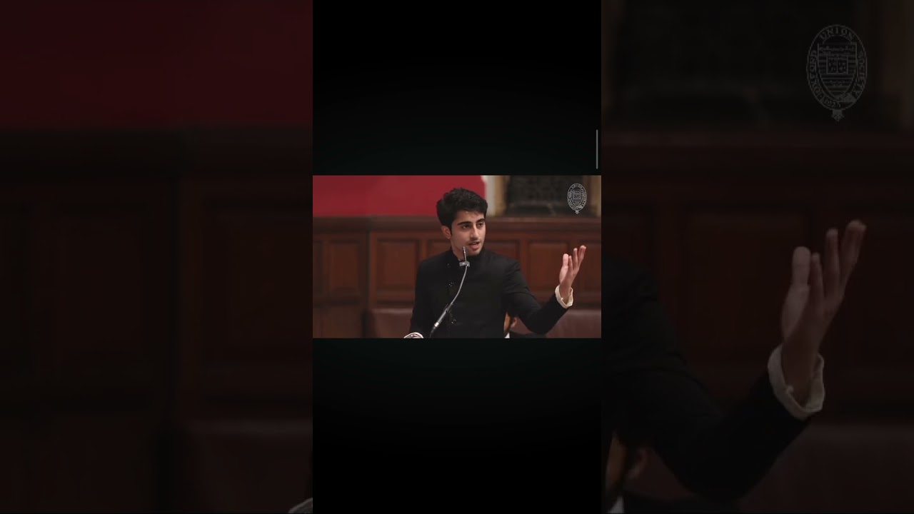 Fierce speech of an Indian student on Pakistan's hypocrisy in Oxford University Debate 💀