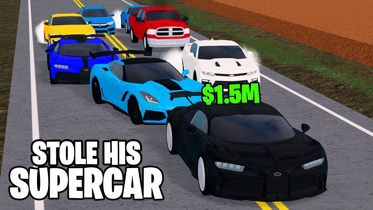 I stole OMB Gaming's 1.5 MILLION Dollar car! (ERLC Roblox Liberty County)