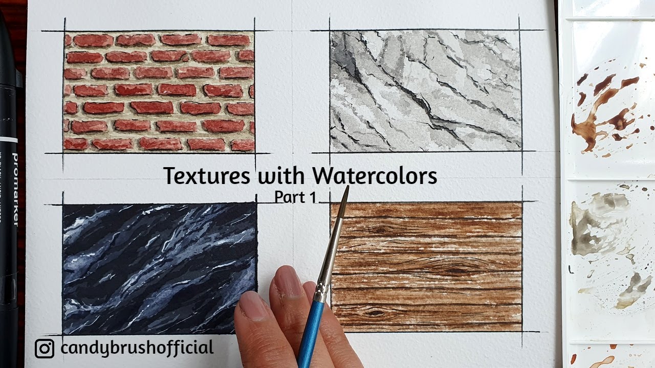 How to Render Textures with Watercolors | part 1