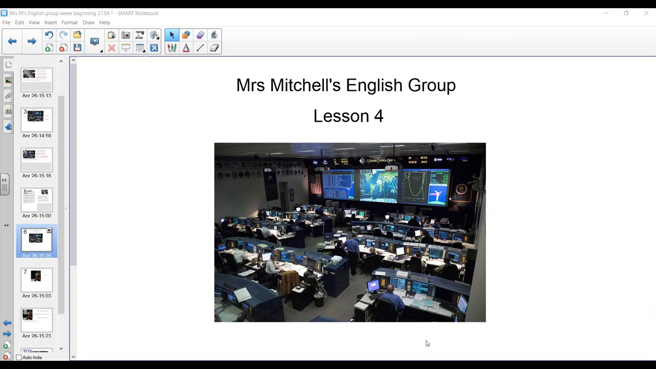 Cambridge- Mrs Mitchell's English Group Lunar Landing lesson 4