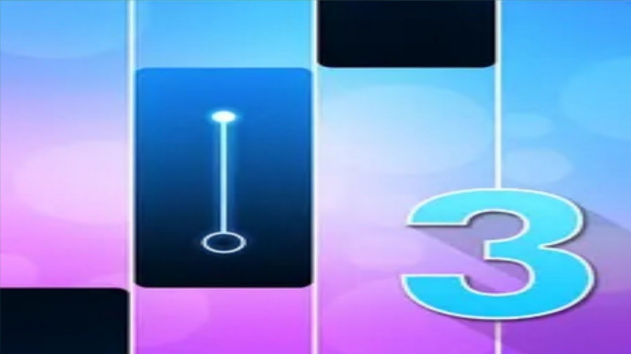 I play magic tiles 3 and play many songs