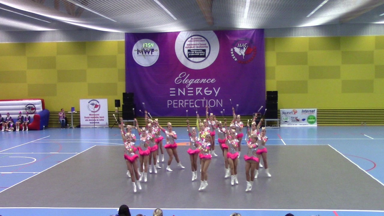 DM studio Dačice - seniorky pódio baton 2017