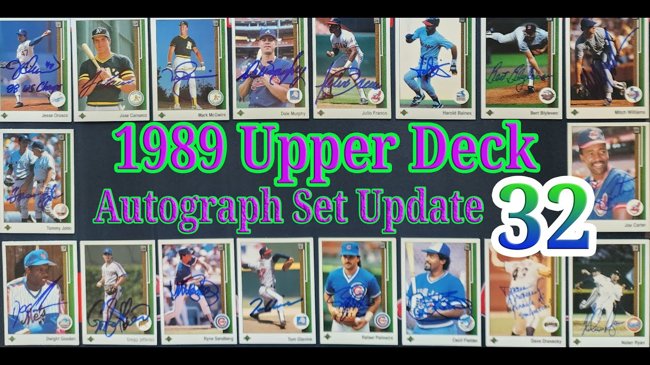 Отчет о проделанной работе Upper Deck с автографами 1989 года 32–95 Чемпион Мировой серии больше ...