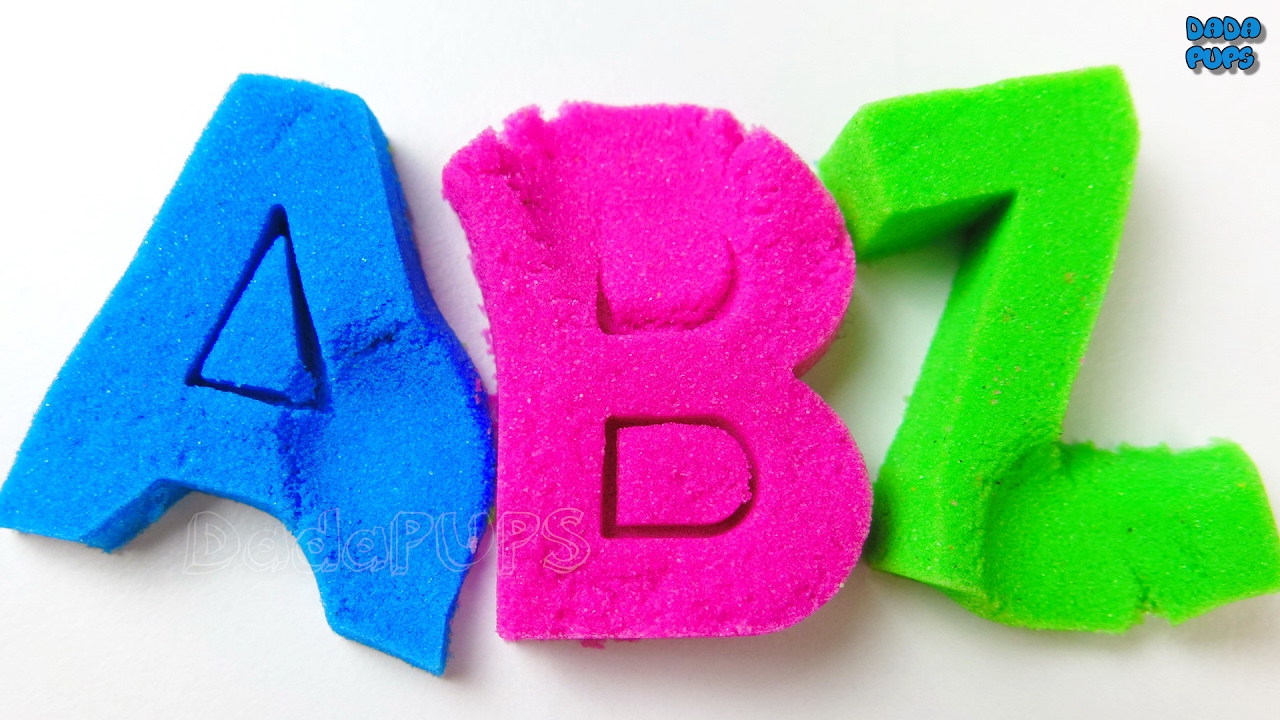 ABC Party|Learn the ABC Alphabet with Kinetic Sand|English Alphabet with Magic Sand