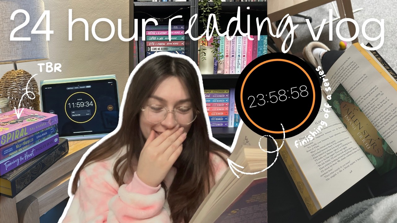 How much can I read in 24 hours? 📖✨ 24 hour reading challenge
